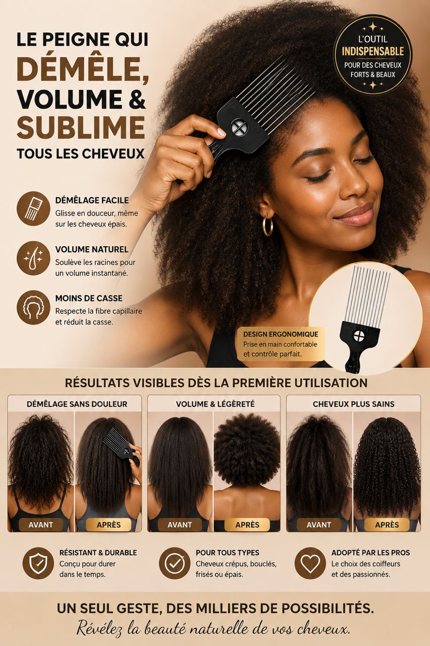 Peigne Afro
